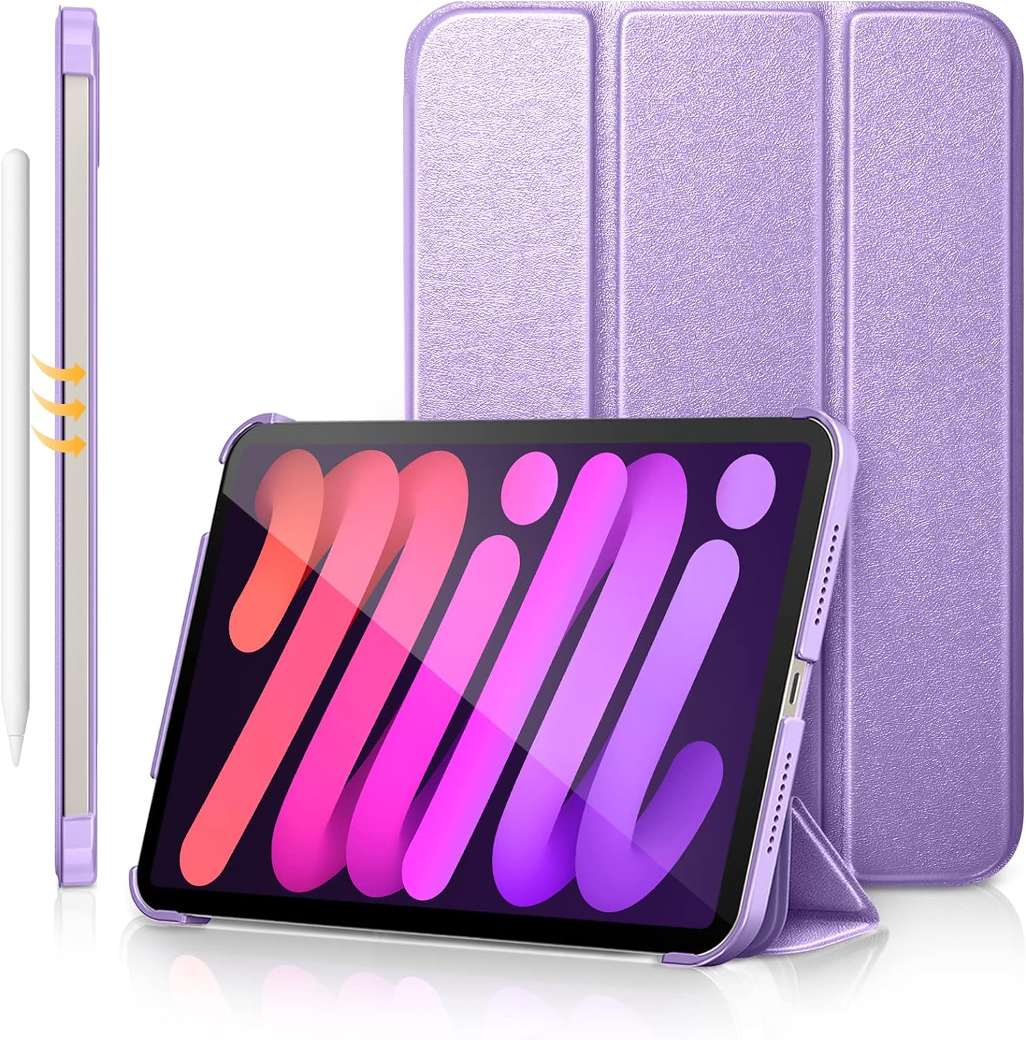 DTTO for iPad Mini 6 Case 2021, Premium Silk Pattern Slim DTTO for iPad Mini 6 Case 2021, Premium Silk Pattern Slim