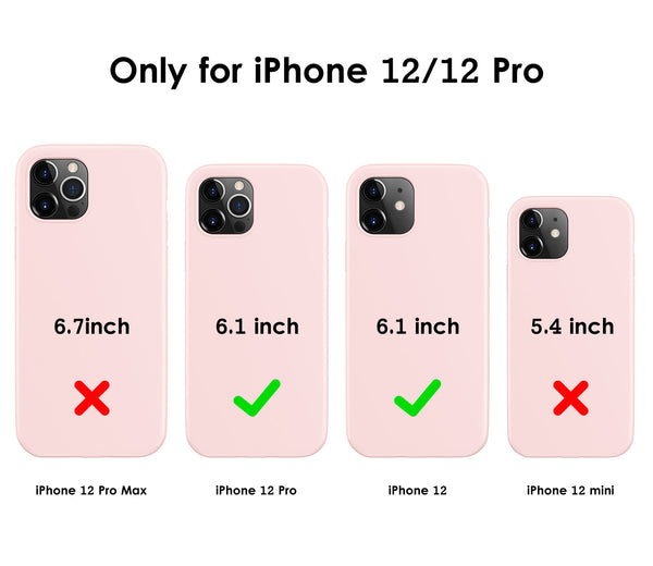 DTTO Compatible with iPhone 12/12 Pro Case,Shockproof Silicone [Romance Series] Cover [Enhanced Camera and Screen Protection] with Honeycomb Grid Cushion for iPhone 12 6.1” 2020,Midnight Green