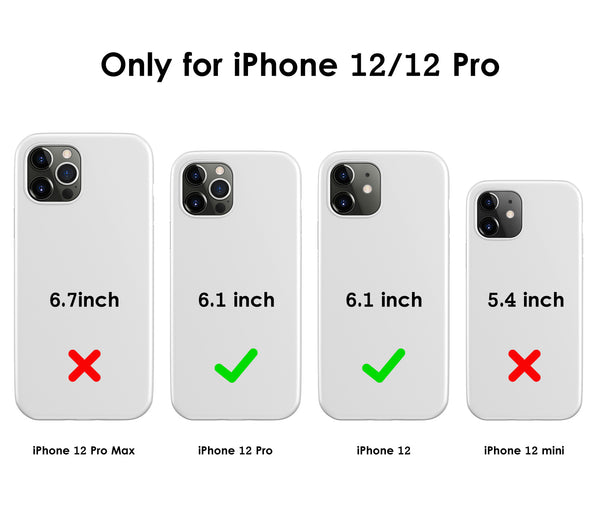 DTTO Compatible with iPhone 12/12 Pro Case,Shockproof Silicone [Romance Series] Cover [Enhanced Camera and Screen Protection] with Honeycomb Grid Cushion for iPhone 12 6.1” 2020,Midnight Green