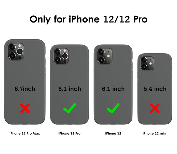 DTTO Compatible with iPhone 12/12 Pro Case,Shockproof Silicone [Romance Series] Cover [Enhanced Camera and Screen Protection] with Honeycomb Grid Cushion for iPhone 12 6.1” 2020,Midnight Green