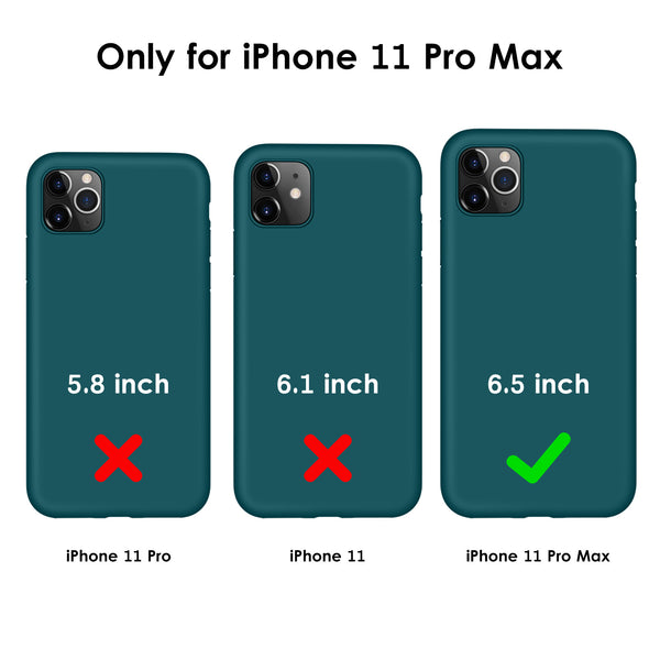 DTTO Compatible with iPhone 11 Pro Max Case, [Romance Series] Silicone Cover [Enhanced Camera and Screen Protection] with Honeycomb Grid Cushion for iPhone 11 Pro Max 2019 6.5", Mint Green
