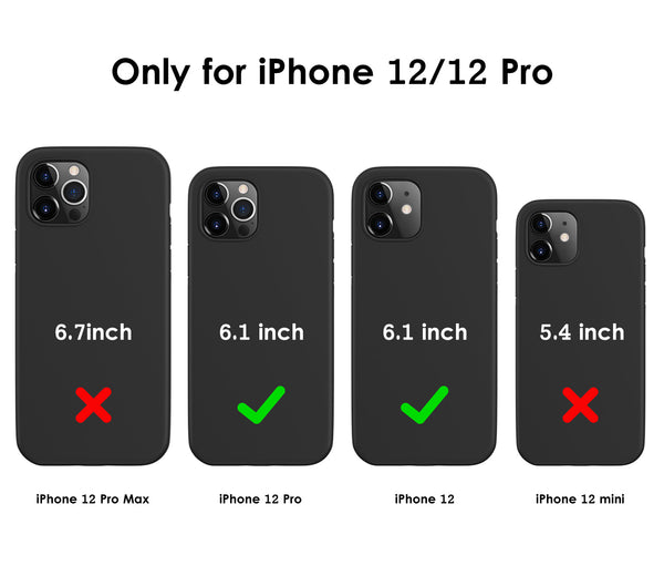 DTTO Compatible with iPhone 12/12 Pro Case,Shockproof Silicone [Romance Series] Cover [Enhanced Camera and Screen Protection] with Honeycomb Grid Cushion for iPhone 12 6.1” 2020,Midnight Green