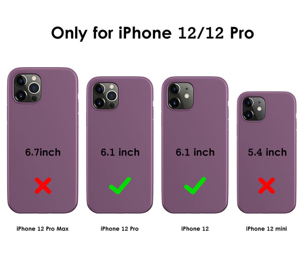 DTTO Compatible with iPhone 12/12 Pro Case,Shockproof Silicone [Romance Series] Cover [Enhanced Camera and Screen Protection] with Honeycomb Grid Cushion for iPhone 12 6.1” 2020,Midnight Green