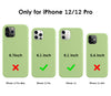 DTTO Compatible with iPhone 12/12 Pro Case,Shockproof Silicone [Romance Series] Cover [Enhanced Camera and Screen Protection] with Honeycomb Grid Cushion for iPhone 12 6.1” 2020,Midnight Green