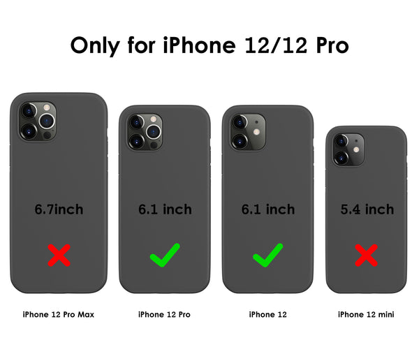 DTTO Compatible with iPhone 12/12 Pro Case,Shockproof Silicone [Romance Series] Cover [Enhanced Camera and Screen Protection] with Honeycomb Grid Cushion for iPhone 12 6.1” 2020,Midnight Green