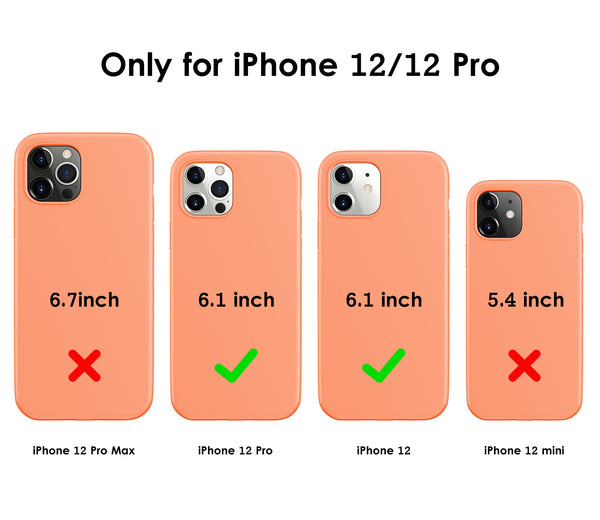 DTTO Compatible with iPhone 12/12 Pro Case,Shockproof Silicone [Romance Series] Cover [Enhanced Camera and Screen Protection] with Honeycomb Grid Cushion for iPhone 12 6.1” 2020,Midnight Green