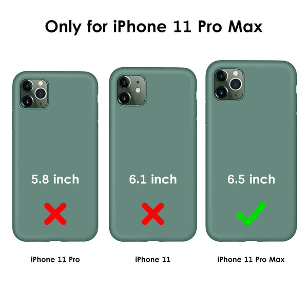 DTTO Compatible with iPhone 11 Pro Max Case, [Romance Series] Silicone Cover [Enhanced Camera and Screen Protection] with Honeycomb Grid Cushion for iPhone 11 Pro Max 2019 6.5", Mint Green
