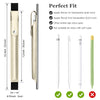 DTTO Pencil Case for Apple Pencil 1st/2nd Generation, PU Leather Pencil Sleeve Pouch with Detachable Elastic Band for iPad 9.7"/ 10.2"/ 10.5"/ 10.9"/ 11"/ 12.9" Case, Mint Green