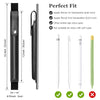 DTTO Pencil Case for Apple Pencil 1st/2nd Generation, PU Leather Pencil Sleeve Pouch with Detachable Elastic Band for iPad 9.7"/ 10.2"/ 10.5"/ 10.9"/ 11"/ 12.9" Case, Mint Green