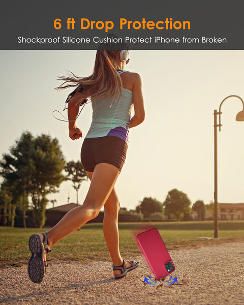 DTTO Compatible with iPhone 13 Mini Case, Shockproof Silicone [Romance Series] Cover [Enhanced Camera and Screen Protection] with Honeycomb Grid Cushion for iPhone 13 5.4 inch 2021, Black