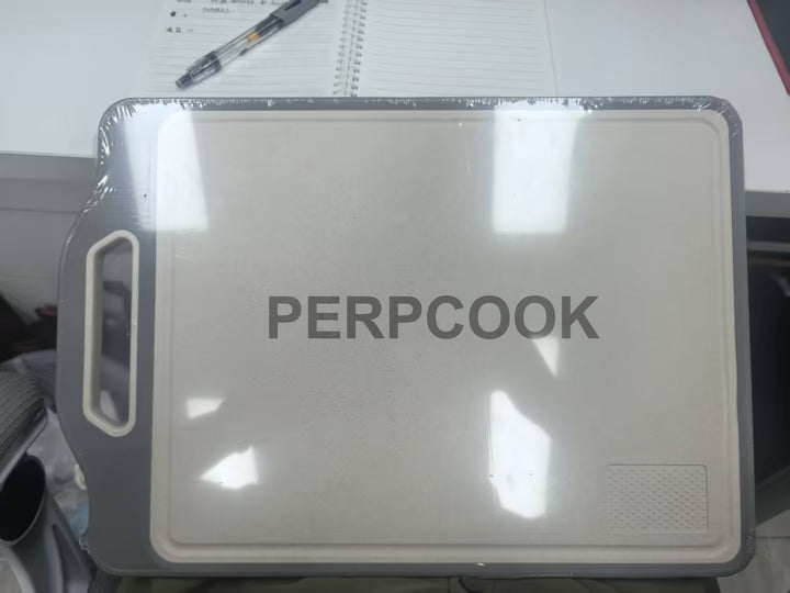 PREPCOOK Cutting Board for Kitchen, Non Toxic 2-in-1 Cutting Board Double Sided Food Grade Pure Titanium, Knife Friendly Easy to Clean Large Size 16”×11”
