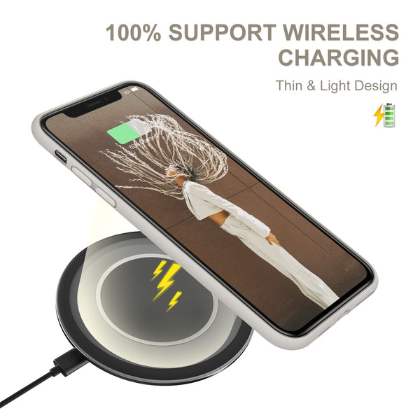 DTTO Compatible with iPhone 11 Case, [Romance Series] Full Covered Silicone Cover [Enhanced Camera and Screen Protection] with Honeycomb Grid Pattern Cushion for iPhone 11 6.1” 2019, Mint Green