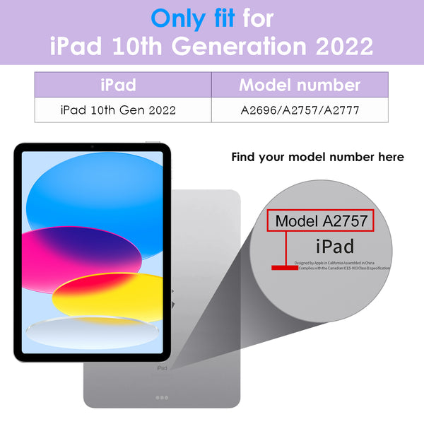 DTTO iPad 10th Generation Case 10.9 Inch 2022, Premium Leather Business Folio Stand Cover with Pencil Holder - Auto Wake/Sleep and Multiple Viewing Angles, Brown