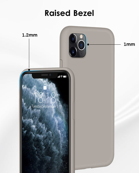 DTTO Compatible with iPhone 11 Pro Max Case, [Romance Series] Silicone Cover [Enhanced Camera and Screen Protection] with Honeycomb Grid Cushion for iPhone 11 Pro Max 2019 6.5", Mint Green