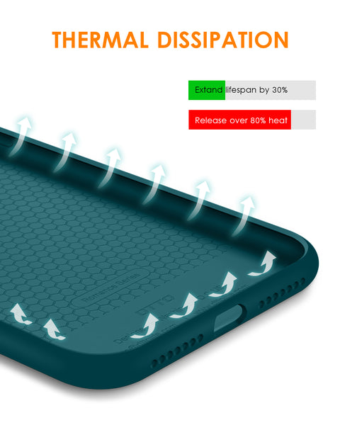 DTTO Compatible with iPhone XR Case, [Romance Series] Silicone Case with Hybrid Protection for iPhone XR 6.1 Inch - Black