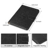 DTTO Passport Holder Cover Wallet, Premium PU Leather RFID Blocking Travel Wallet Case with Vaccine Card Slot for Women Men, Brown Black