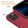 DTTO Compatible with iPhone 12/12 Pro Case,Shockproof Silicone [Romance Series] Cover [Enhanced Camera and Screen Protection] with Honeycomb Grid Cushion for iPhone 12 6.1” 2020,Midnight Green
