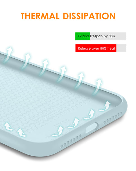 DTTO Compatible with iPhone XR Case, [Romance Series] Silicone Case with Hybrid Protection for iPhone XR 6.1 Inch - Black