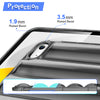 DTTOCASE for iPad 10th Generation Case 2022, Air Cushion Clear iPad 10.9 Inch Soft Case, Transparent [Yellowing Resistant,Anti-Fingerprint,Anti-Scratch], Lightweight, Slim - Clear