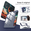 DTTOCASE iPad 10th Generation Case 2022, iPad 10.9 Inch Case with Clear Transparent Back and TPU Shockproof Frame Cover [Built-in Pencil Holder, Support Auto Sleep/Wake] -Black