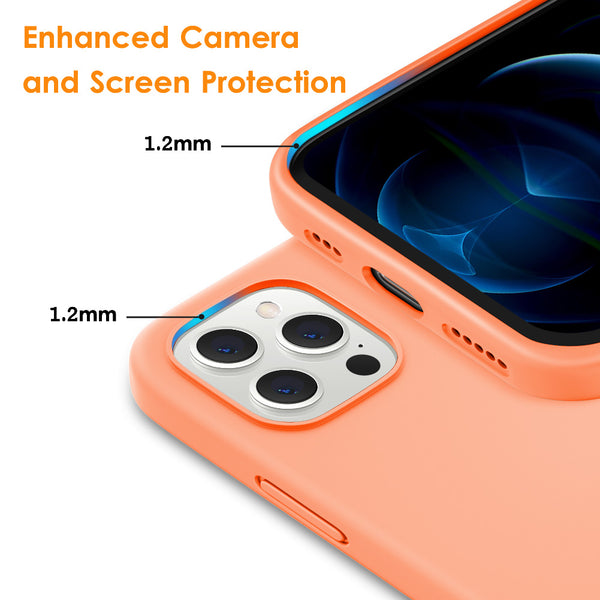 DTTO Compatible with iPhone 12/12 Pro Case,Shockproof Silicone [Romance Series] Cover [Enhanced Camera and Screen Protection] with Honeycomb Grid Cushion for iPhone 12 6.1” 2020,Midnight Green