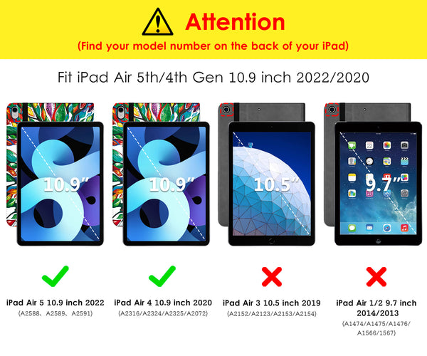 DTTO iPad Air 5th Generation Case (2022) / iPad Air 4th Generation Case (2020) 10.9 Inch, Premium Leather Business Folio Stand Cover with Pencil Holder [2nd Pencil Charging] for iPad Air 5/4, Brown