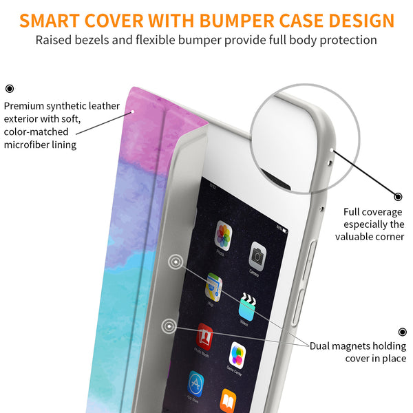 DTTO Case for iPad Mini 4,(Not Compatible with Mini 5th Generation 2019) Ultra Slim Lightweight Smart Case Trifold Stand with Flexible Soft TPU Back Cover for iPad mini4[Auto Sleep/Wake],Navy Blue