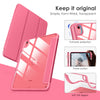 DTTOCASE iPad 10th Generation Case 2022, iPad 10.9 Inch Case with Clear Transparent Back and TPU Shockproof Frame Cover [Built-in Pencil Holder, Support Auto Sleep/Wake] -Black