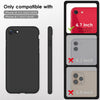 DTTOCASE for iPhone SE Case 2022/2020, iPhone 8 Case, iPhone 7 Case, Liquid Silicone Phone Case for iPhone SE 8 7 4.7 Inch, Colorful Silky-Soft Protective Cover for Girls Boys, and Women,Navy Blue
