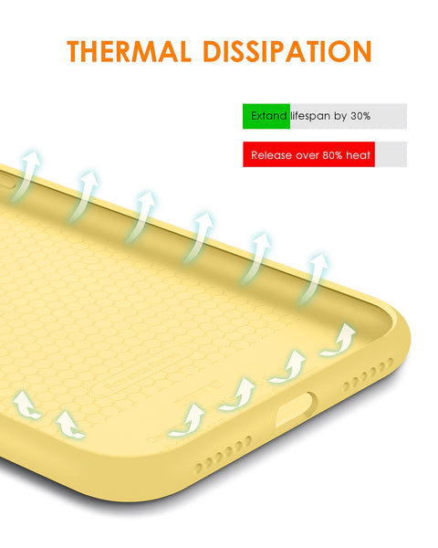 DTTO Compatible with iPhone XR Case, [Romance Series] Silicone Case with Hybrid Protection for iPhone XR 6.1 Inch - Black