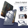 DTTOCASE iPad 10th Generation Case 2022, iPad 10.9 Inch Case with Clear Transparent Back and TPU Shockproof Frame Cover [Built-in Pencil Holder, Support Auto Sleep/Wake] -Black