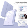 DTTOCASE iPad 10th Generation Case 2022, iPad 10.9 Inch Case with Clear Transparent Back and TPU Shockproof Frame Cover [Built-in Pencil Holder, Support Auto Sleep/Wake] -Watermelon