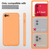 DTTOCASE for iPhone SE Case 2022/2020, iPhone 8 Case, iPhone 7 Case, Liquid Silicone Phone Case for iPhone SE 8 7 4.7 Inch, Colorful Silky-Soft Protective Cover for Girls Boys, and Women,Navy Blue