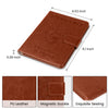 DTTO Passport Holder Cover Wallet, Premium PU Leather RFID Blocking Travel Wallet Case with Vaccine Card Slot for Women Men, Brown Black
