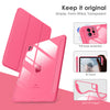DTTOCASE for iPad Air Case 5th / 4th Generation 10.9 Inch (2022/2020),iPad Pro 11 Inch Case with Transparent Shockproof Back Cover[Built-in Pencil Holder,Auto Sleep/Wake,Camera Protection]-Blue Purple