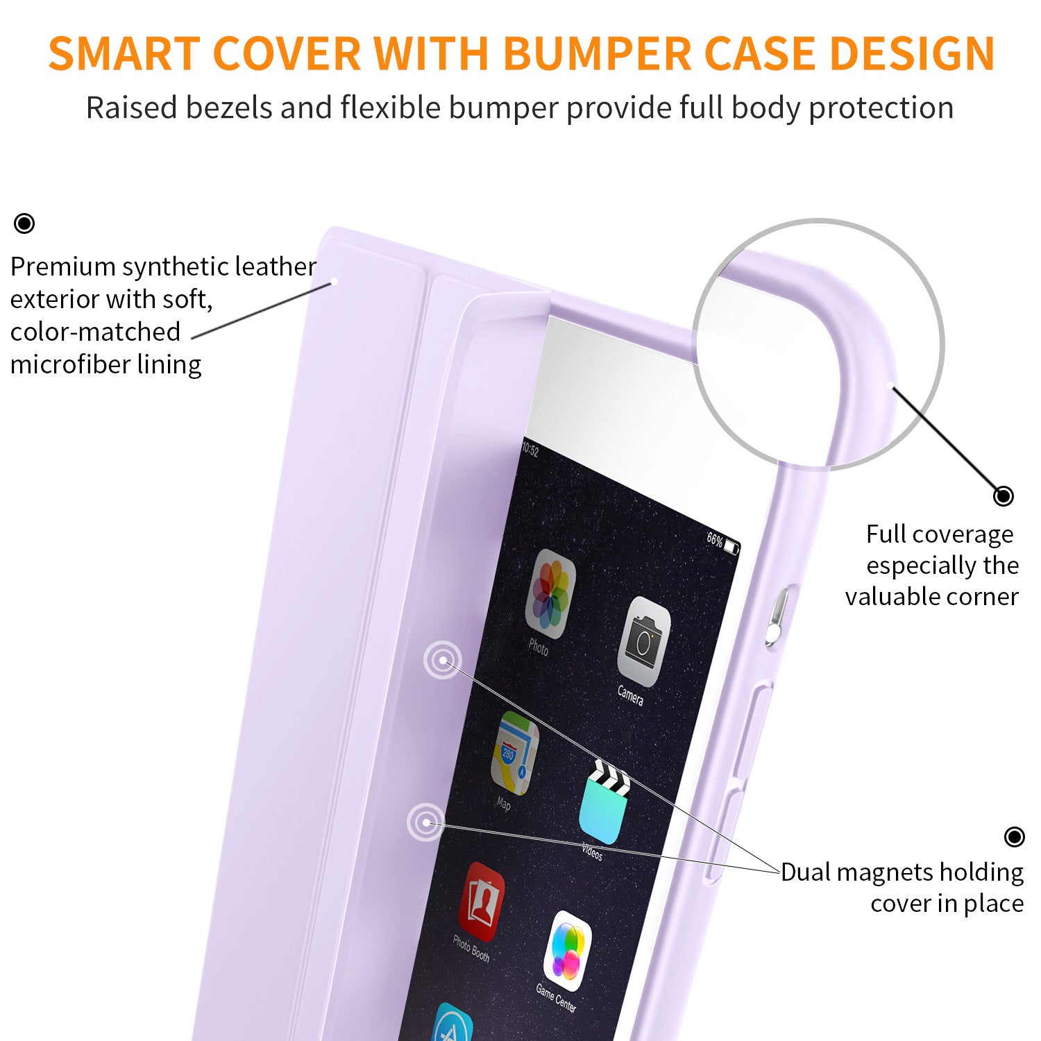 iPad Mini Case for iPad Mini 3/2 / 1, DTTO Ultra Slim Lightweight Smart Case Trifold Cover Stand with Flexible Soft TPU Back Cover for iPad Apple Mini, Mini 2, Mini 3 [Auto Sleep/Wake],NavyBlue