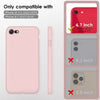 DTTOCASE for iPhone SE Case 2022/2020, iPhone 8 Case, iPhone 7 Case, Liquid Silicone Phone Case for iPhone SE 8 7 4.7 Inch, Colorful Silky-Soft Protective Cover for Girls Boys, and Women,Navy Blue