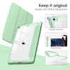 DTTOCASE Slim Clear Case for iPad Mini 4 5 3 2 1 (7.9 inch),TPU Shockproof Frame Cover[Support Auto Sleep/Wake] for iPad Mini 1st 2nd 3rd 4th 5th Generation - Rose Gold