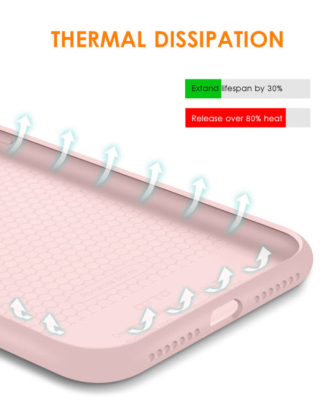 DTTO Compatible with iPhone XR Case, [Romance Series] Silicone Case with Hybrid Protection for iPhone XR 6.1 Inch - Black