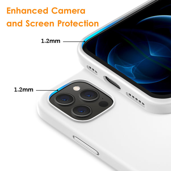 DTTO Compatible with iPhone 12/12 Pro Case,Shockproof Silicone [Romance Series] Cover [Enhanced Camera and Screen Protection] with Honeycomb Grid Cushion for iPhone 12 6.1” 2020,Midnight Green