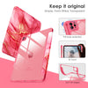 DTTOCASE for iPad Air Case 5th / 4th Generation 10.9 Inch (2022/2020),iPad Pro 11 Inch Case with Transparent Shockproof Back Cover[Built-in Pencil Holder,Auto Sleep/Wake,Camera Protection]-Blue Purple