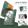 DTTOCASE iPad 10th Generation Case 2022, iPad 10.9 Inch Case with Clear Transparent Back and TPU Shockproof Frame Cover [Built-in Pencil Holder, Support Auto Sleep/Wake] -Watermelon