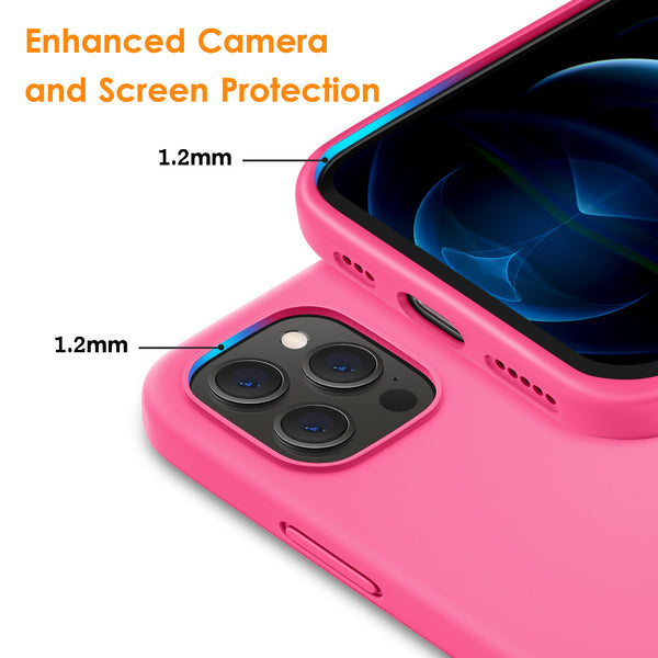 DTTO Compatible with iPhone 12/12 Pro Case,Shockproof Silicone [Romance Series] Cover [Enhanced Camera and Screen Protection] with Honeycomb Grid Cushion for iPhone 12 6.1” 2020,Midnight Green