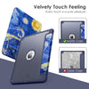 VIKESI Smooth Matte Case for iPad 9th / 8th / 7th Generation 10.2 inch (2021/2020/2019 Released), TPU Shockproof Frame, Built-in Pencil Holder,Support Auto Sleep/Wake - Light Blue