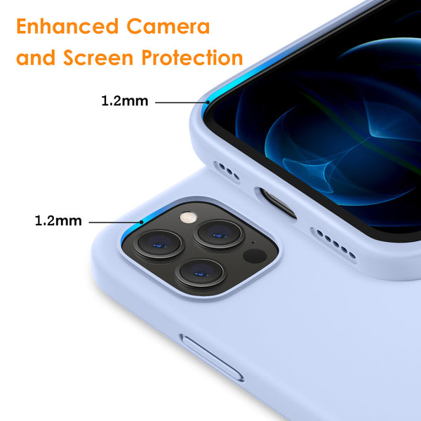 DTTO Compatible with iPhone 12/12 Pro Case,Shockproof Silicone [Romance Series] Cover [Enhanced Camera and Screen Protection] with Honeycomb Grid Cushion for iPhone 12 6.1” 2020,Midnight Green