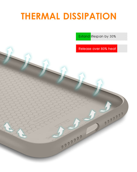 DTTO Compatible with iPhone XR Case, [Romance Series] Silicone Case with Hybrid Protection for iPhone XR 6.1 Inch - Black