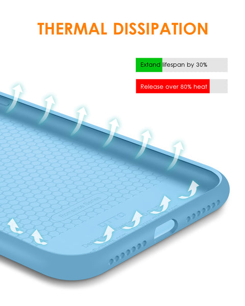 DTTO Compatible with iPhone XR Case, [Romance Series] Silicone Case with Hybrid Protection for iPhone XR 6.1 Inch - Black