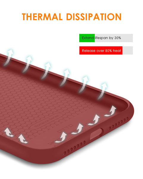 DTTO Compatible with iPhone XR Case, [Romance Series] Silicone Case with Hybrid Protection for iPhone XR 6.1 Inch - Black