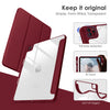 DTTOCASE for iPad Air Case 5th / 4th Generation 10.9 Inch (2022/2020),iPad Pro 11 Inch Case with Transparent Shockproof Back Cover[Built-in Pencil Holder,Auto Sleep/Wake,Camera Protection]-Blue Purple