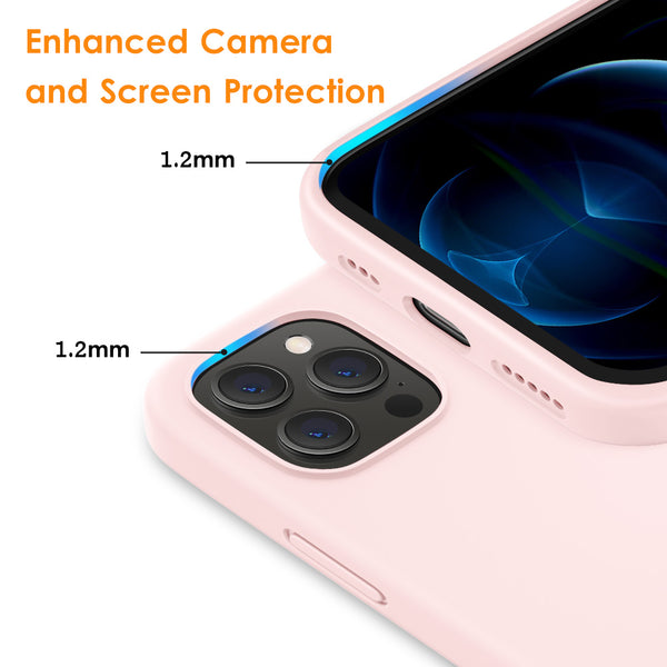 DTTO Compatible with iPhone 12/12 Pro Case,Shockproof Silicone [Romance Series] Cover [Enhanced Camera and Screen Protection] with Honeycomb Grid Cushion for iPhone 12 6.1” 2020,Midnight Green